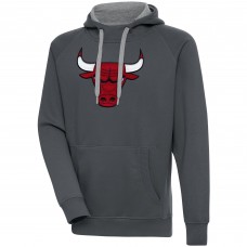 Толстовка Chicago Bulls Antigua Charcoal Victory