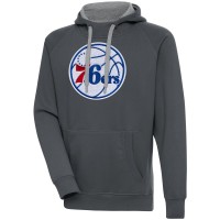 Толстовка Philadelphia 76ers Antigua Victory - Charcoal