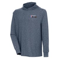 Кофта с капюшоном Antigua 2024 NBA All-Star Game Saga - Heather Navy