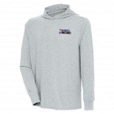 Кофта с капюшоном Antigua 2024 NBA All-Star Game Saga - Heather Gray