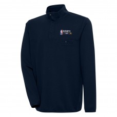 Кофта на кнопках Antigua 2024 NBA All-Star Game Streamer - Navy