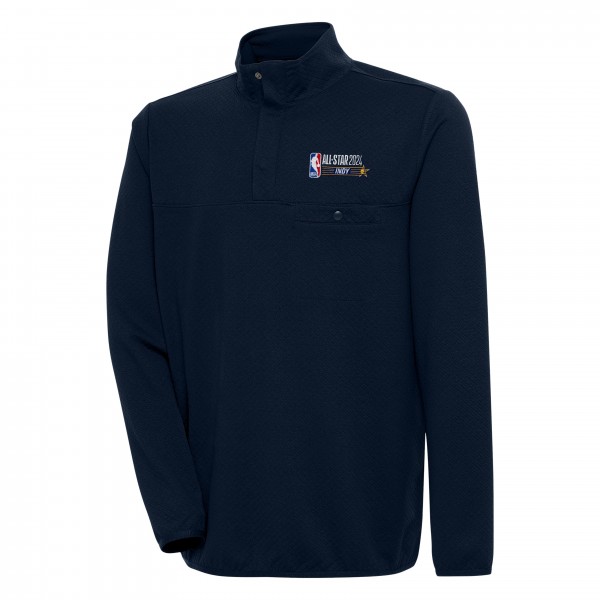 Кофта на кнопках Antigua 2024 NBA All-Star Game Streamer - Navy