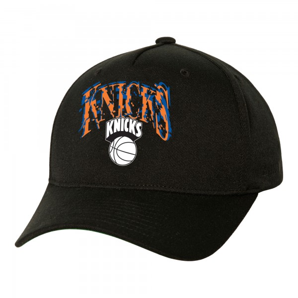 Бейсболка New York Knicks SUGA x NBA by Mitchell & Ness Capsule Collection Glitch Stretch - Black