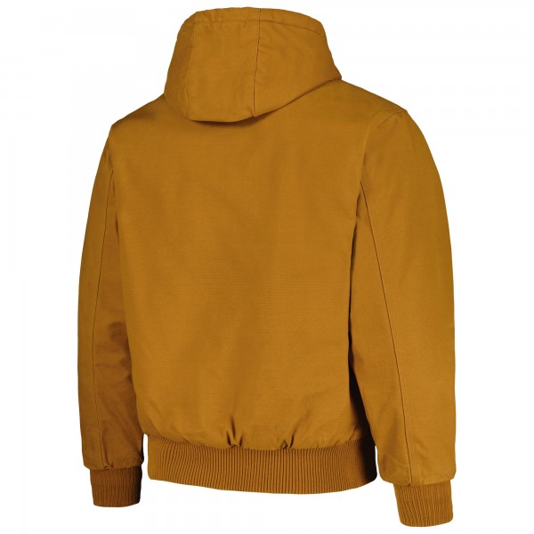 Толстовка на молнии New York Yankees Dunbrooke Brown Dakota Work Jacket