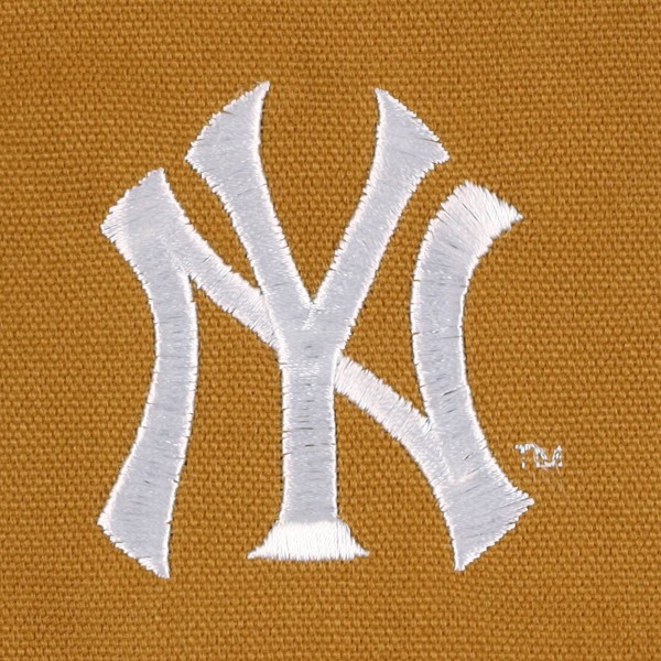 Толстовка на молнии New York Yankees Dunbrooke Brown Dakota Work Jacket