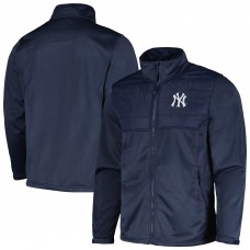 New York Yankees Dunbrooke Heather Navy Explorer Full-Zip Jacket