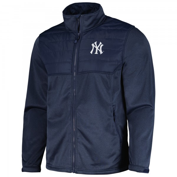 New York Yankees Dunbrooke Heather Navy Explorer Full-Zip Jacket