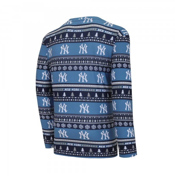 Пижама New York Yankees Concepts Sport Navy Knit Ugly Sweater
