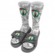 Носки и шлепки Boston Celtics ISlide Camo - Gray