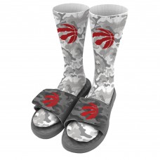 Носки и шлепки Toronto Raptors ISlide Camo - Gray