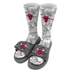 Носки и шлепки Chicago Bulls ISlide Youth Camo - Gray