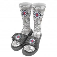 Носки и шлепки LA Clippers ISlide Youth Camo - Gray