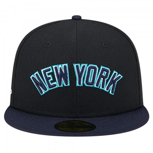 Бейсболка New York Yankees New Era Black Retro Spring Training 59FIFTY