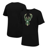 Футболка Milwaukee Bucks Stadium Essentials Unisex Primary Logo - Black