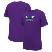 Футболка Charlotte Hornets Stadium Essentials Unisex Primary Logo - Purple