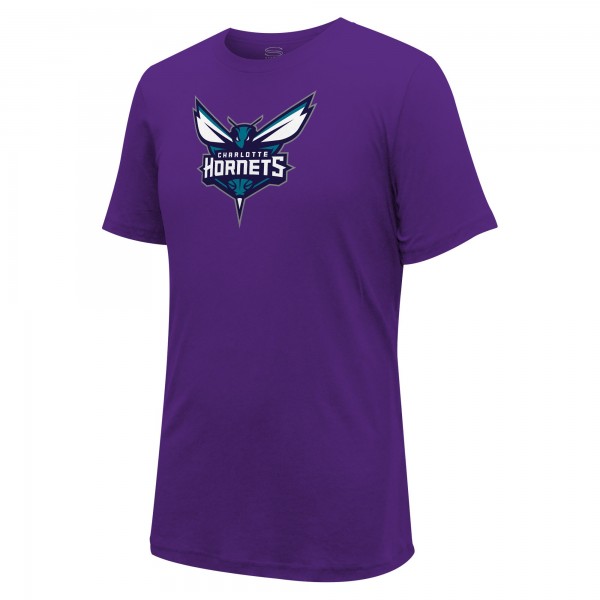 Футболка Charlotte Hornets Stadium Essentials Unisex Primary Logo - Purple