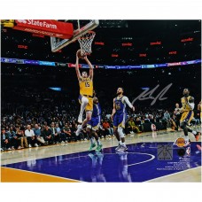 Austin Reaves Los Angeles Lakers Autographed Fanatics Authentic 8 x 10 Dunk Vs. Golden State Warriors Photograph