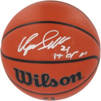Мяч Dominique Wilkins Atlanta Hawks Autographed Fanatics Authentic Wilson Authentic Series Indoor/Outdoor with HOF 06 Inscription