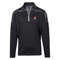 Кофта на короткой молнии Portland Trail Blazers Levelwear Luca Insignia Core - Black