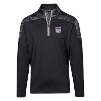 Кофта на короткой молнии Sacramento Kings Levelwear Luca Insignia Core - Black