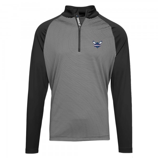 Кофта на короткой молнии Charlotte Hornets Levelwear Charter Insignia Core - Black