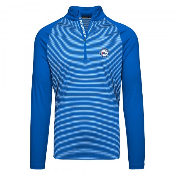 Кофта на короткой молнии Philadelphia 76ers Levelwear Charter Insignia Core - Royal
