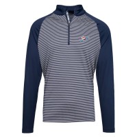 Oklahoma City Thunder Levelwear Navy Charter Insignia Core Quarter-Zip Pullover Top