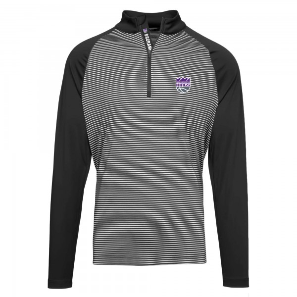 Кофта на короткой молнии Sacramento Kings Levelwear Charter Insignia Core - Black