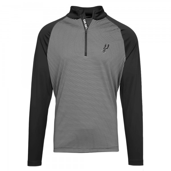 Кофта на короткой молнии San Antonio Spurs Levelwear Charter Insignia Core - Black