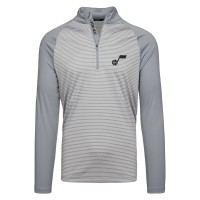 Кофта на короткой молнии Utah Jazz Levelwear Charter Insignia Core - Gray