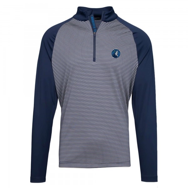 Кофта на короткой молнии Minnesota Timberwolves Levelwear Charter Insignia Core - Navy