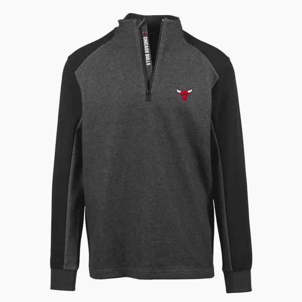 Кофта на короткой молнии Chicago Bulls Levelwear Black Galaxy Insignia Core