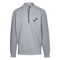 Кофта на короткой молнии Utah Jazz Levelwear Galaxy Insignia Core - Gray