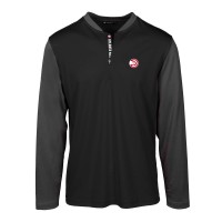 Кофта на короткой молнии Atlanta Hawks Levelwear Spector Insignia Core - Black