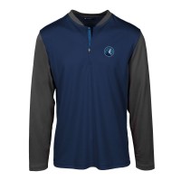 Кофта на короткой молнии Minnesota Timberwolves Levelwear Spector Insignia Core - Navy