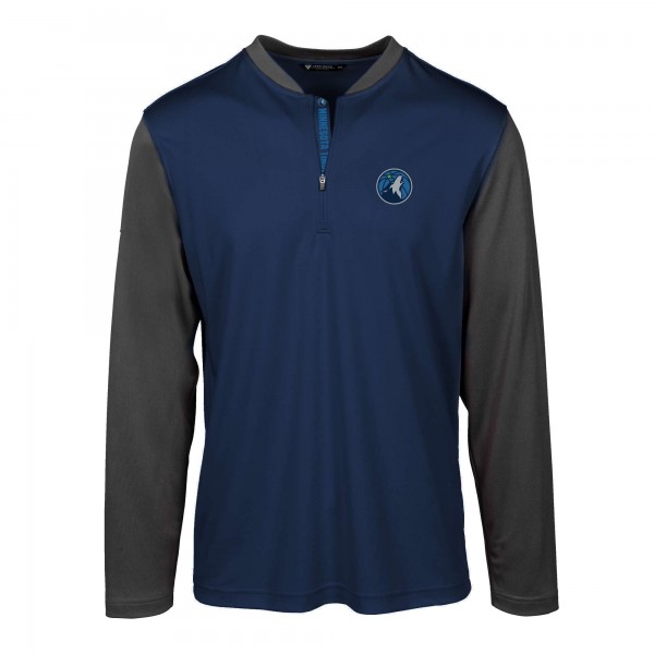Кофта на короткой молнии Minnesota Timberwolves Levelwear Spector Insignia Core - Navy