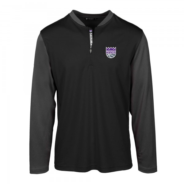 Кофта на короткой молнии Sacramento Kings Levelwear Spector Insignia Core - Black