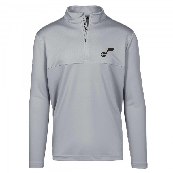 Кофта на короткой молнии Utah Jazz Levelwear Truth Insignia Core - Gray