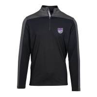 Кофта на короткой молнии Sacramento Kings Levelwear Pitch Insignia Core - Black