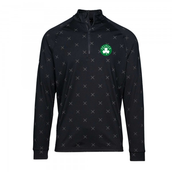 Кофта на короткой молнии Boston Celtics Levelwear Finley Insignia Core - Black