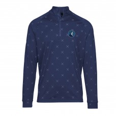 Кофта на короткой молнии Minnesota Timberwolves Levelwear Finley Insignia Core - Navy