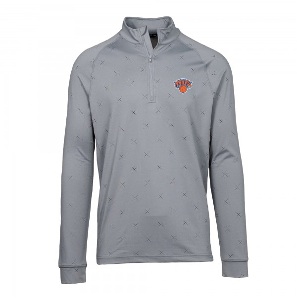 Кофта на короткой молнии New York Knicks Levelwear Finley Insignia Core - Gray