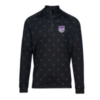 Кофта на короткой молнии Sacramento Kings Levelwear Finley Insignia Core - Black