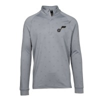 Кофта на короткой молнии Utah Jazz Levelwear Finley Insignia Core - Gray