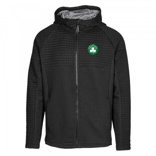 Толстовка на молнии Boston Celtics Levelwear Durham Insignia Core - Black