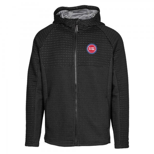Толстовка на молнии Detroit Pistons Levelwear Durham Insignia Core - Black