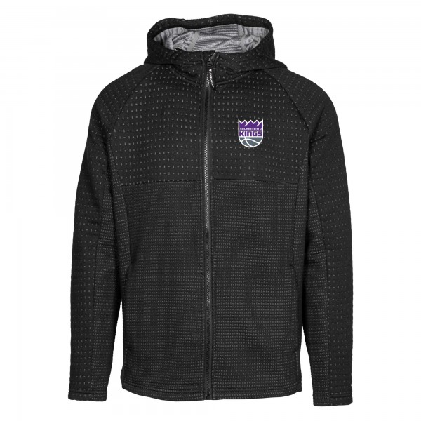 Толстовка на молнии Sacramento Kings Levelwear Durham Insignia Core - Black