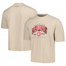 Футболка Atlanta Hawks Qore Unisex Oversized Game Day Cozy - Cream