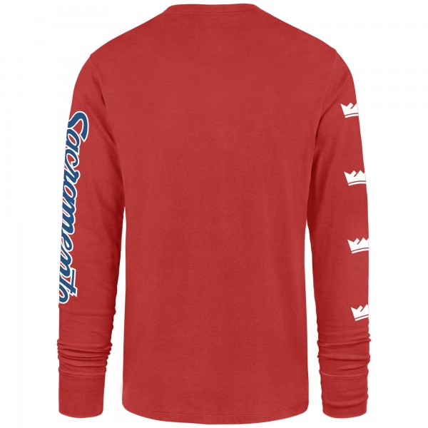 Футболка с длинным рукавом Sacramento Kings 47 2023/24 City Edition Triplet Franklin - Red