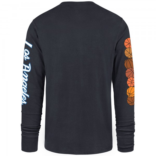Футболка с длинным рукавом LA Clippers 47 2023/24 City Edition Triplet Franklin - Charcoal
